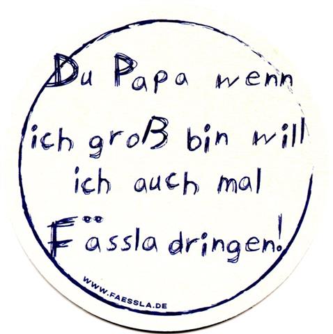 bamberg ba-by fssla spruch 5b (rund215-du papa-blau)